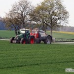 Das ist nun das Gerät. Der Schlepper hat 200PS und seit Herbst letzten Jahres setzen wir diese HORSCH LEEB 7GS mit 7.000 l Fassvolumen ein.